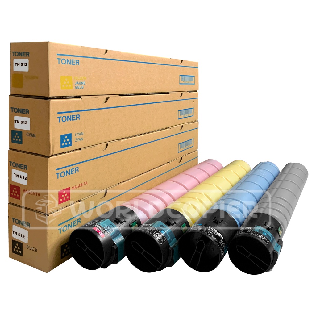 KIT TONER PREMIUM MINOLTA TN 512/516 BH C454/C554/C258 KCMY