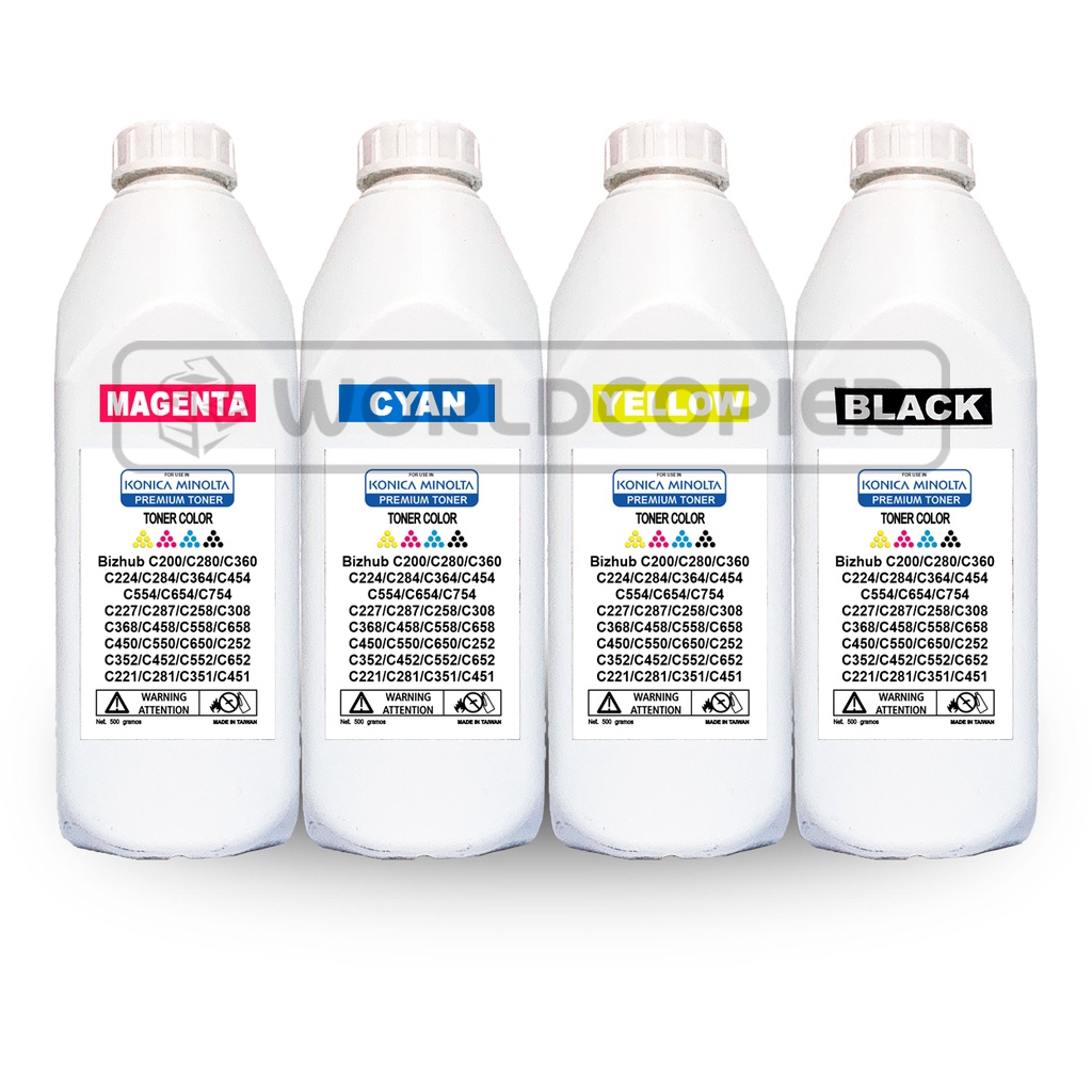 KIT TONER RECARGA COLOR PREMIUM MINOLTA TIPO I