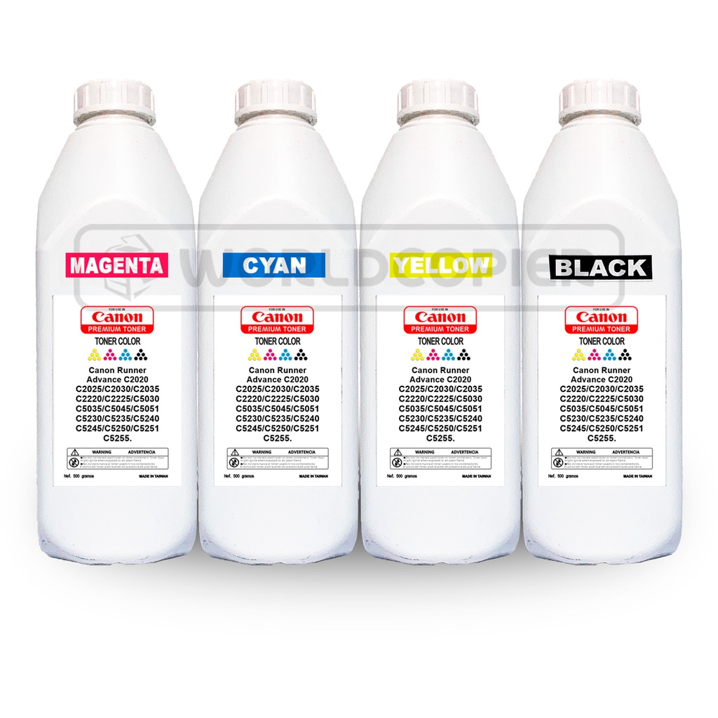 KIT TONER RECARGA COLOR PREMIUM CANON