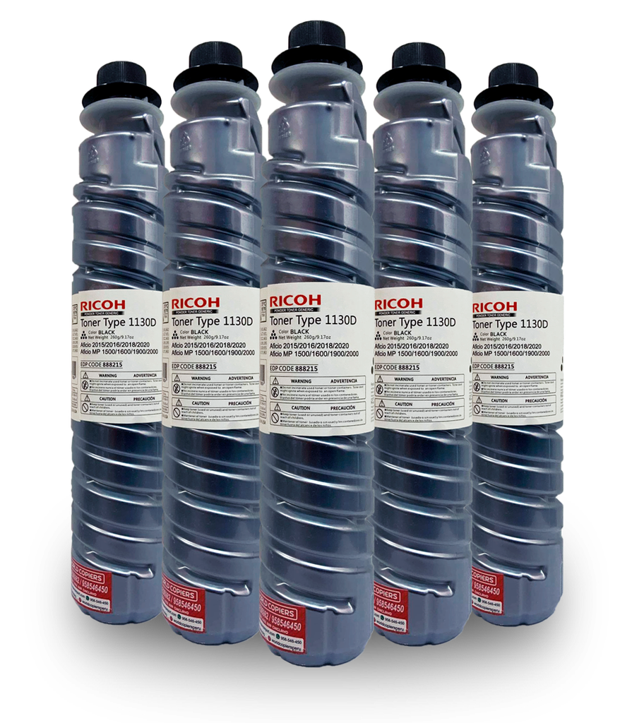TONER MONOCROMO PREMIUM RICOH TYPE 1130D MP 1500