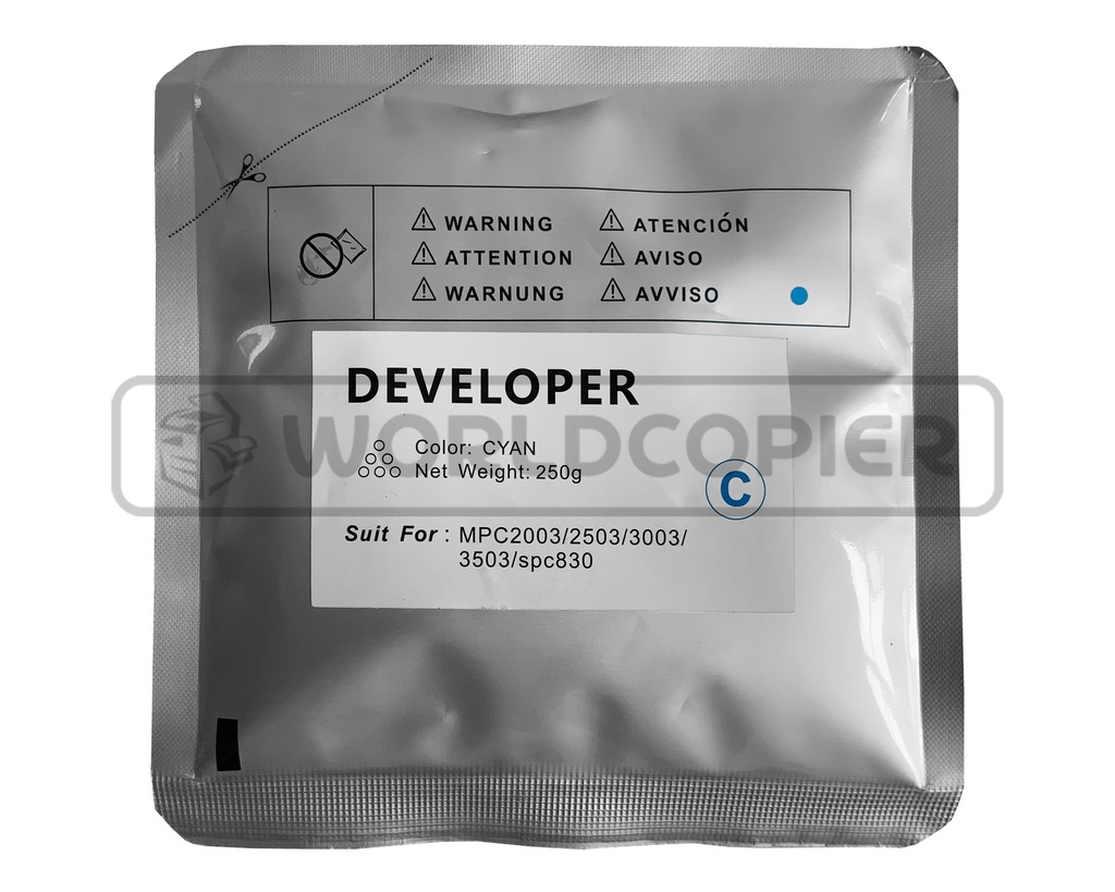 [RVMPC2003C] REVELADOR GN RICOH MP C2003/C2503/C2004 250g (CYAN)
