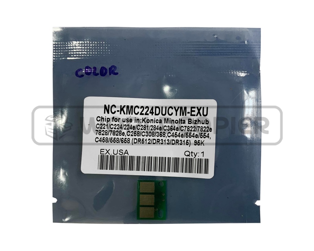 CHIP DE CILINDRO GN MINOLTA BH C454/C221/C258 CMY