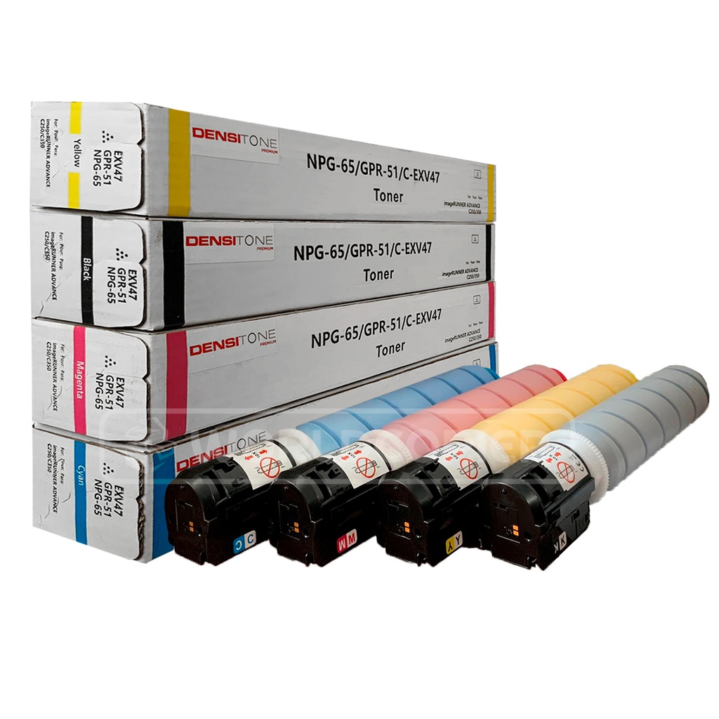 KIT TONER INTERCOPY CANON ADV IR C250/C255/C351 KCMY GPR 51