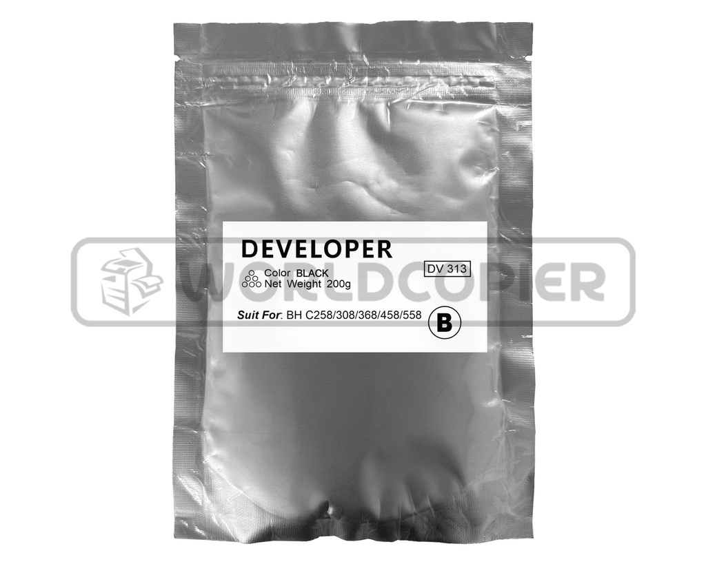 REVELADOR GN DV 313 MINOLTA BH C220/C258/C308 200g (BLACK)