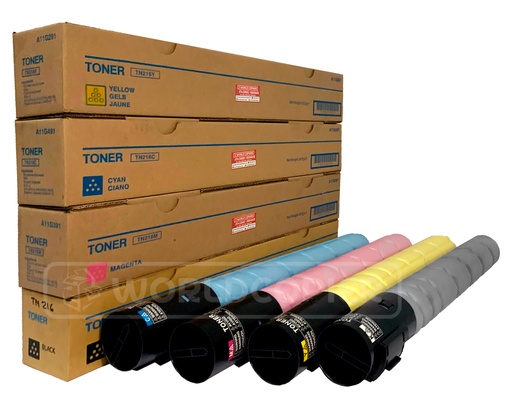 [KTPTN216] KIT TONER PREMIUM MINOLTA TN 216/319 BH C220/C280/C360 KCMY